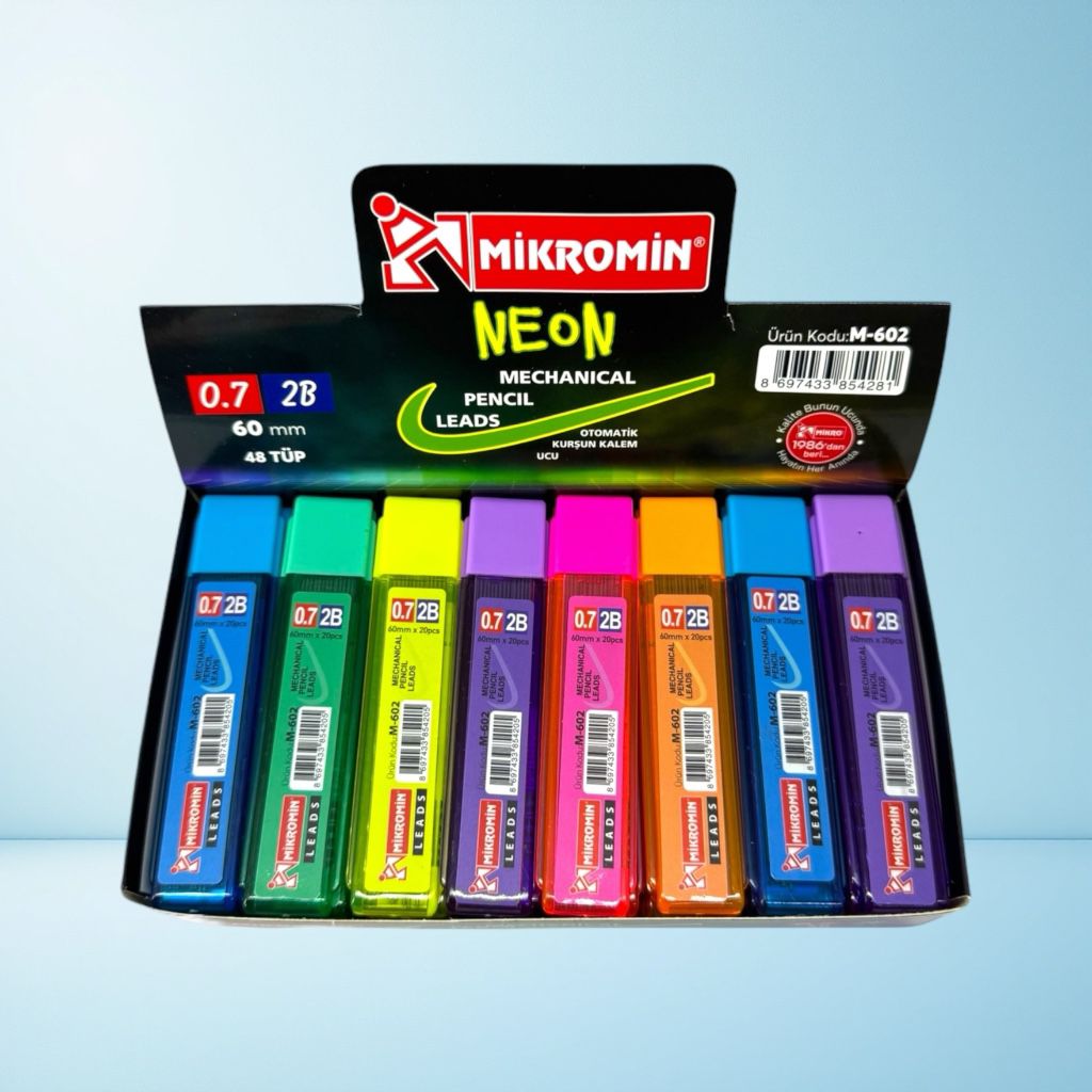 MİKRO NEON 0.7 UÇ 60 MM 48’Lİ PAKET